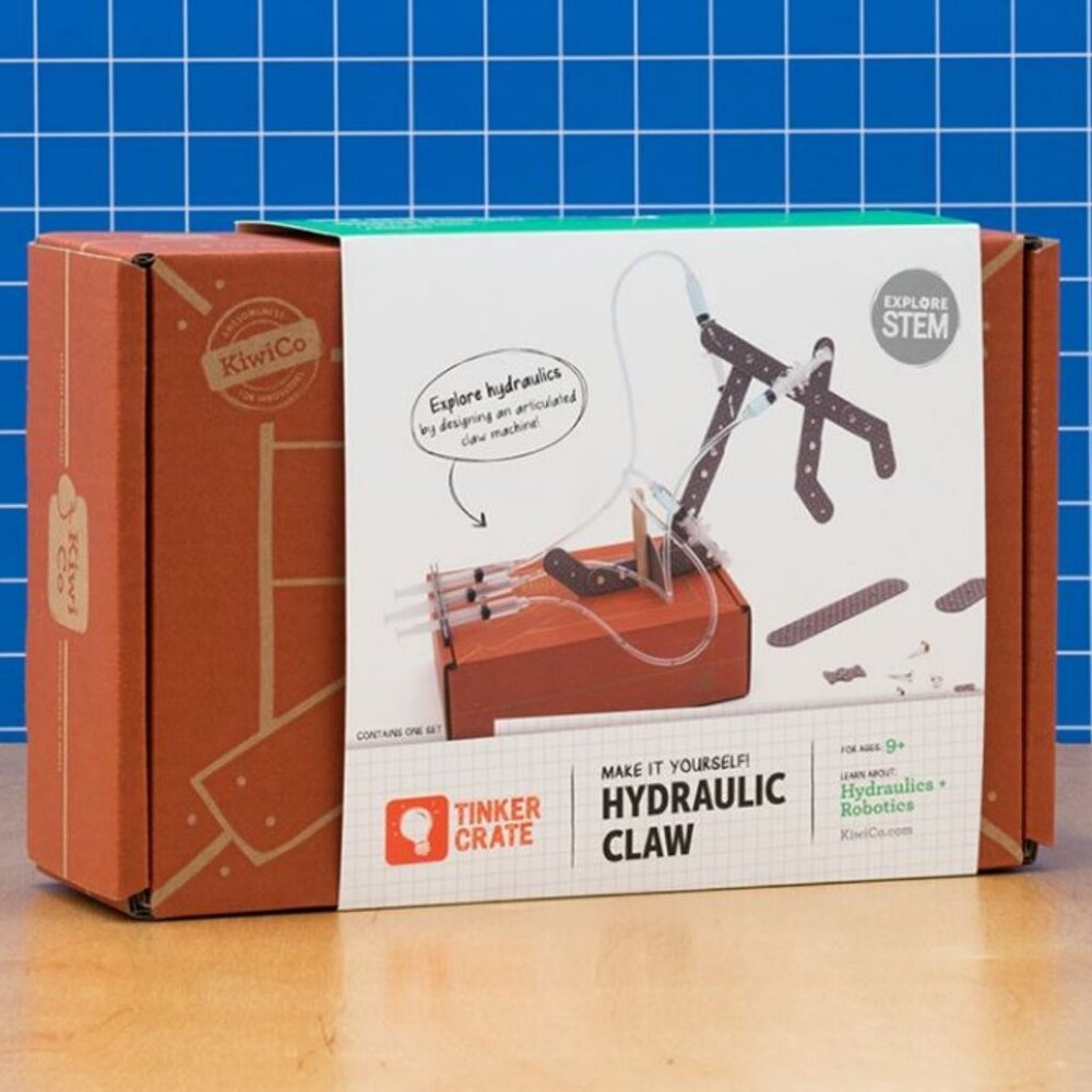 NEW KiwiCo. Kiwi Co. Hydraulic Claw Chemistry Science Kit Craft Engineering Topi - Picture 2 of 10
